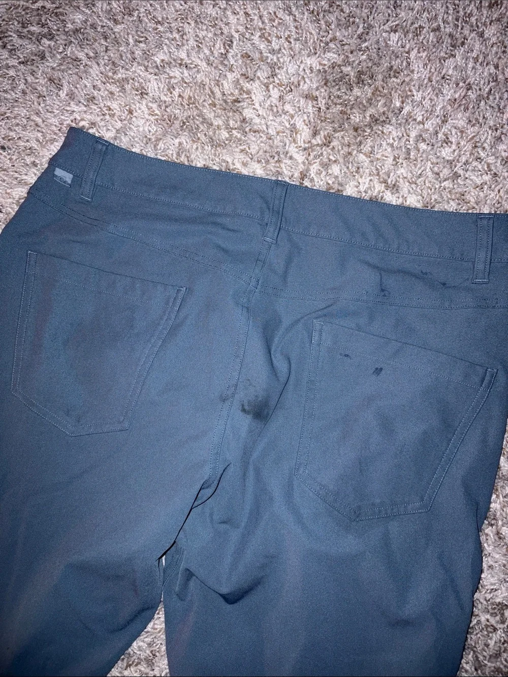 lululemon athletica Men's Blue Stretch Chino Pants